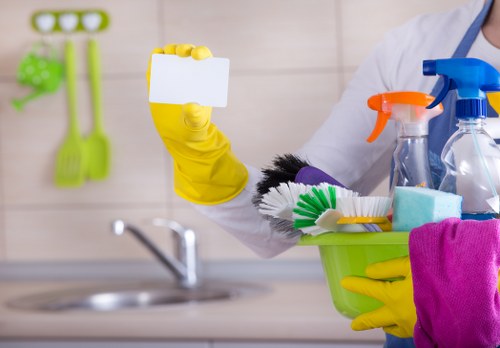 Professional oven cleaning service in an Ealing home kitchen