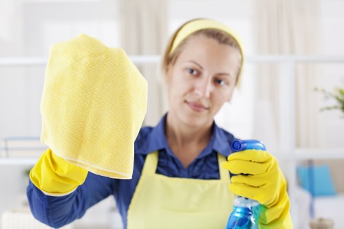 Professional move-out cleaning in an Ealing apartment kitchen
