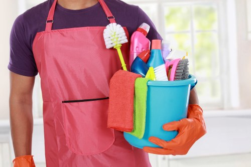Professional cleaners representing About Us Cleaners Ealing in a clean home setting