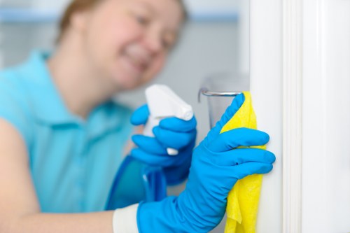 Reviewing a cleaners complaint with notes and service details