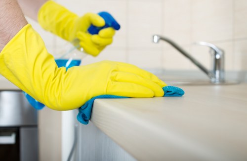 Stain treatment on a mattress in an Ealing property