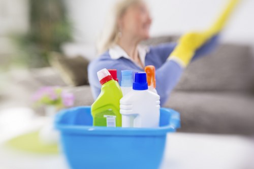 Careful upholstery cleaning process for local furniture