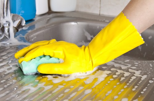 Kitchen and bathroom cleaning in an Ealing flat
