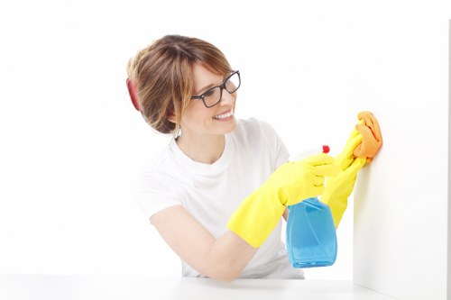 Professional carpet deep cleaning equipment in a West London property
