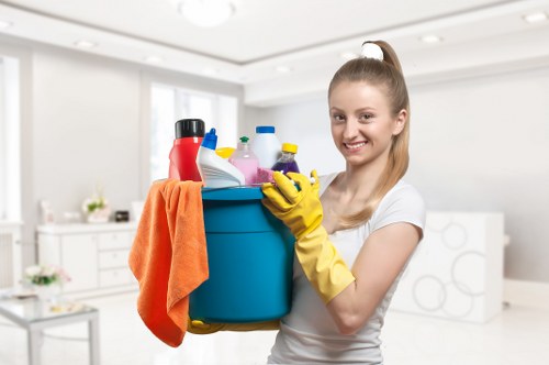 Commercial carpet cleaning for a business space in Ealing