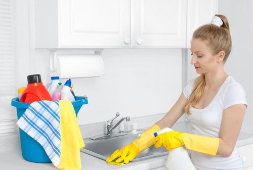 Hot water extraction cleaning for carpet fibres in Ealing